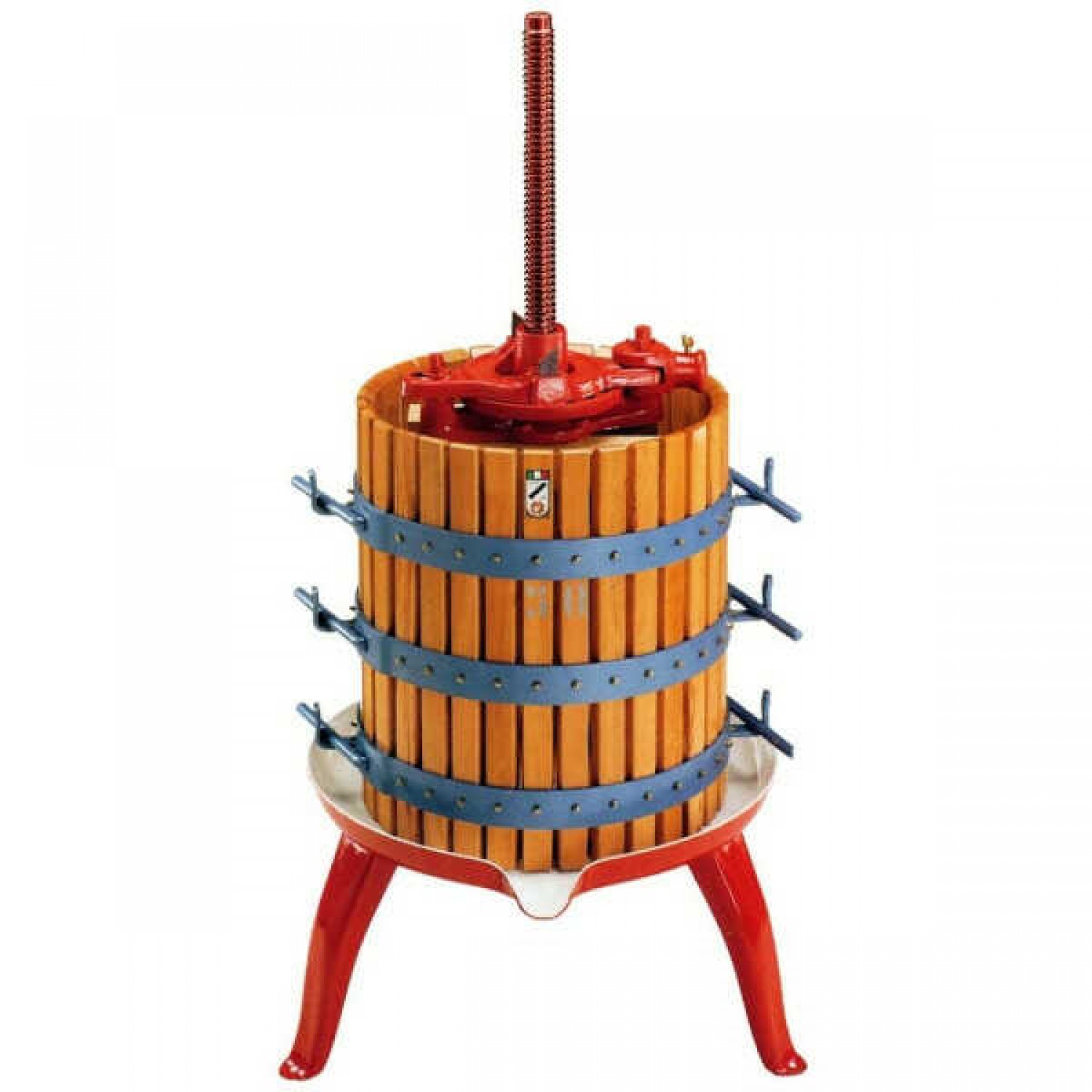 Ratchet Grape Press 10lt by Hand BCM Italy